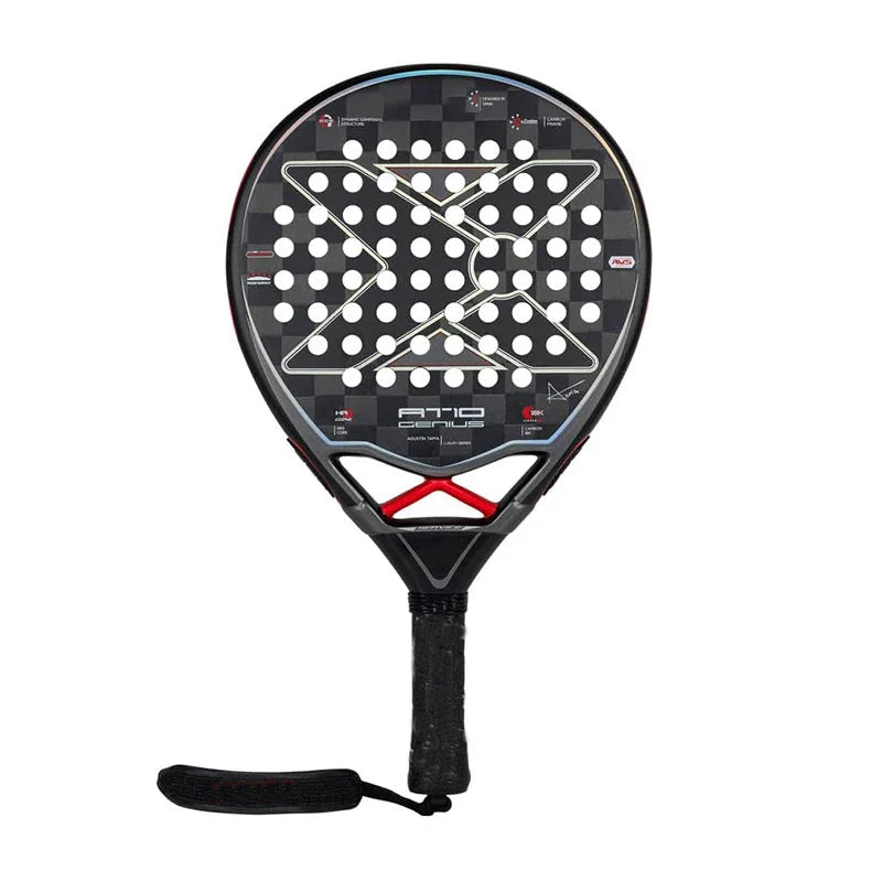 Carbon Fibre Padel Racket – Lightweight Paddle Tennis Racquet with EVA Memory Foam Core for Power & Precision