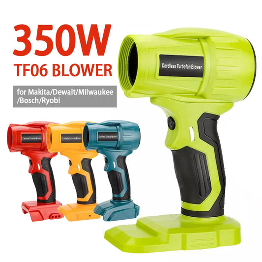 Cordless Mini Turbo Jet Blower – Compatible with Ryobi, Makita, Dewalt, Milwaukee & Bosch 18V/20V Batteries – 96,000RPM, Compact & Powerful Air Duster (Battery Not Included)