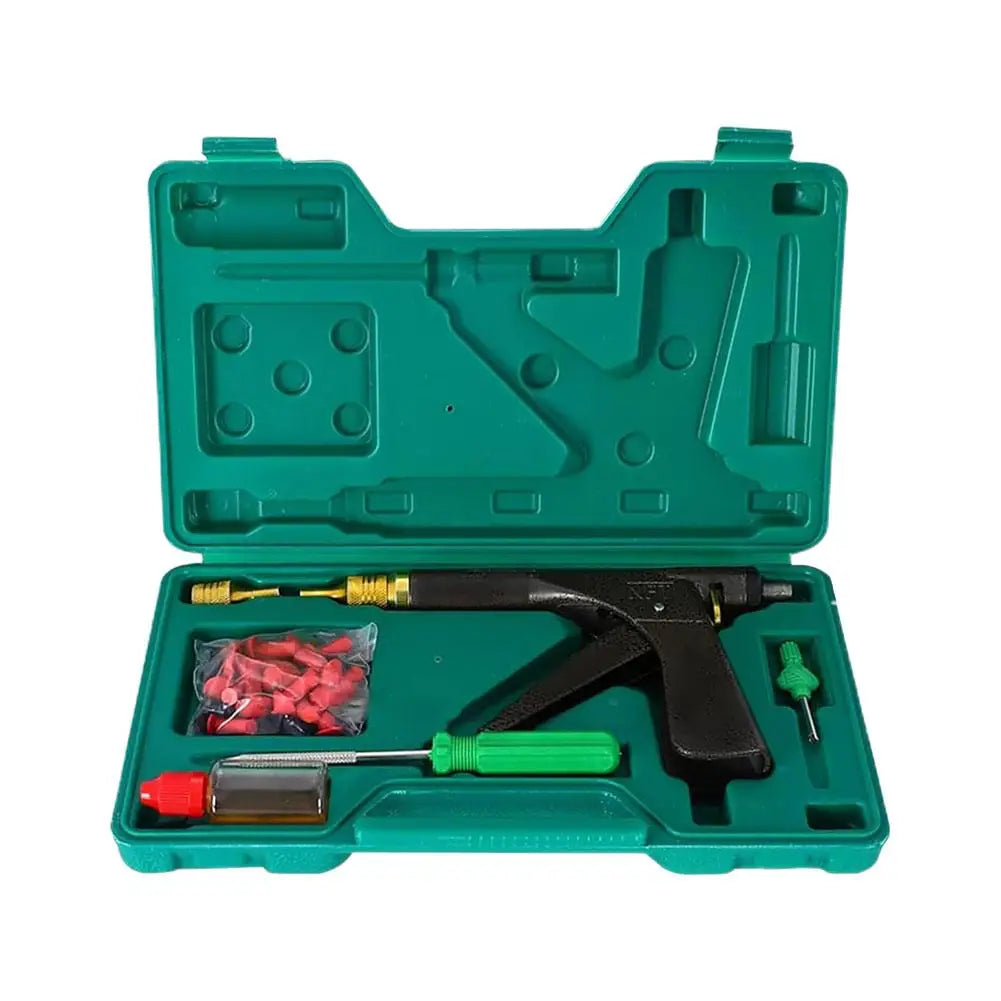 Avichic™ 70PCS Heavy Duty Tubeless Tire Repair Kit – Tire Plug Gun Tool for Car, Motorcycle & Bike Punctures – Emergency Flat Tire Fix