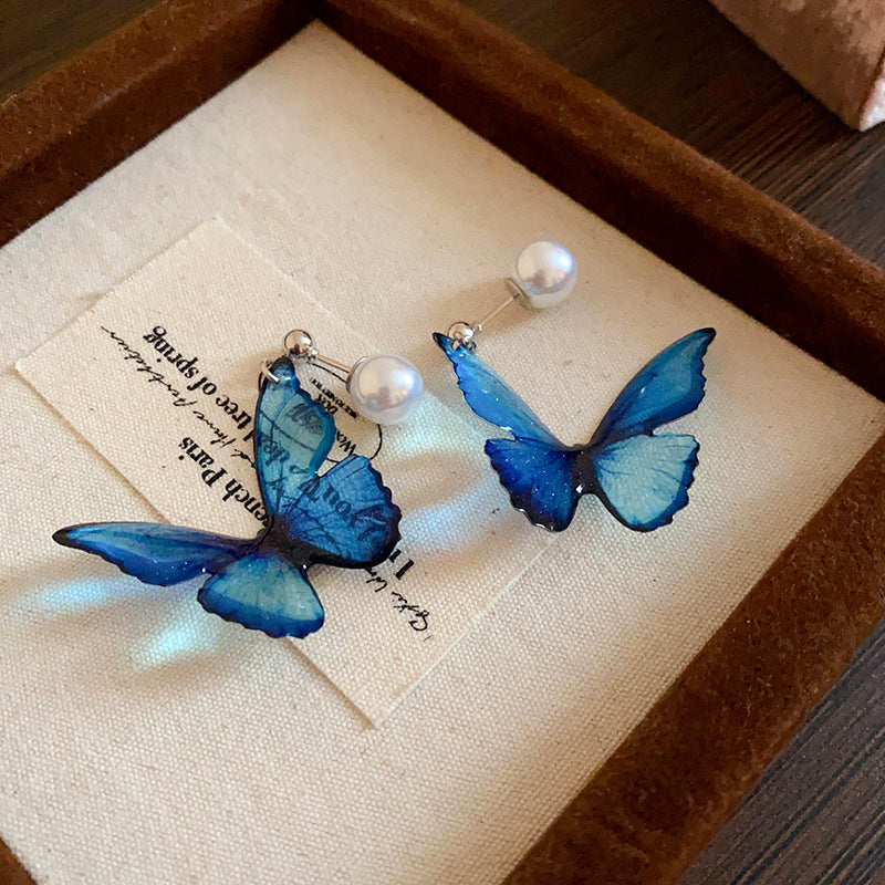 Dreamy Blue Butterfly Earrings