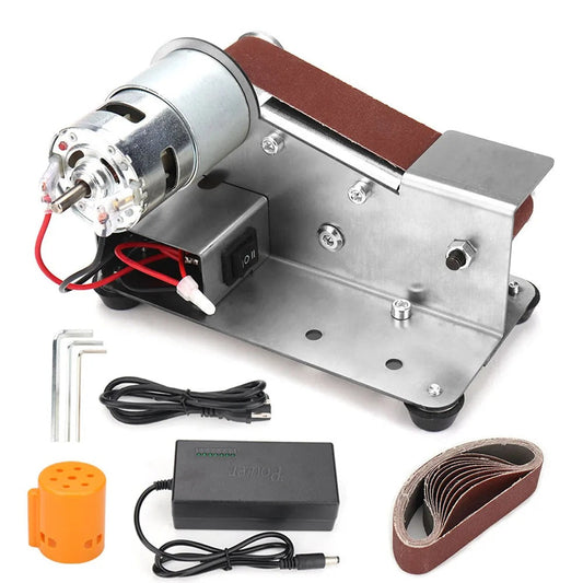 Electric Belt Sander - High-Powered, Cordless Sanding Tool for Woodworking and DIY Projects