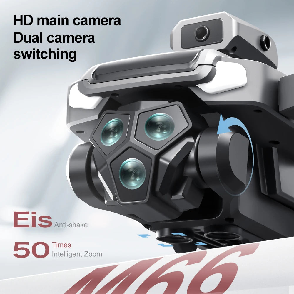 Foldable GPS Drone with 4K Dual Camera - Long Range Brushless Motor Quadcopter with Auto Return and Screen Remote Control