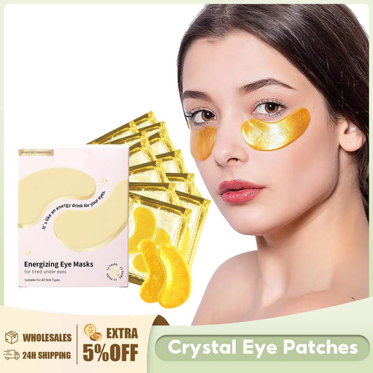 Crystal Eye Patches Anti Dark Circles Lifting Firming Eyes Bags Removal Fade Fine Lines Anti Wrinkle Aging Moisturizing Eye Mask