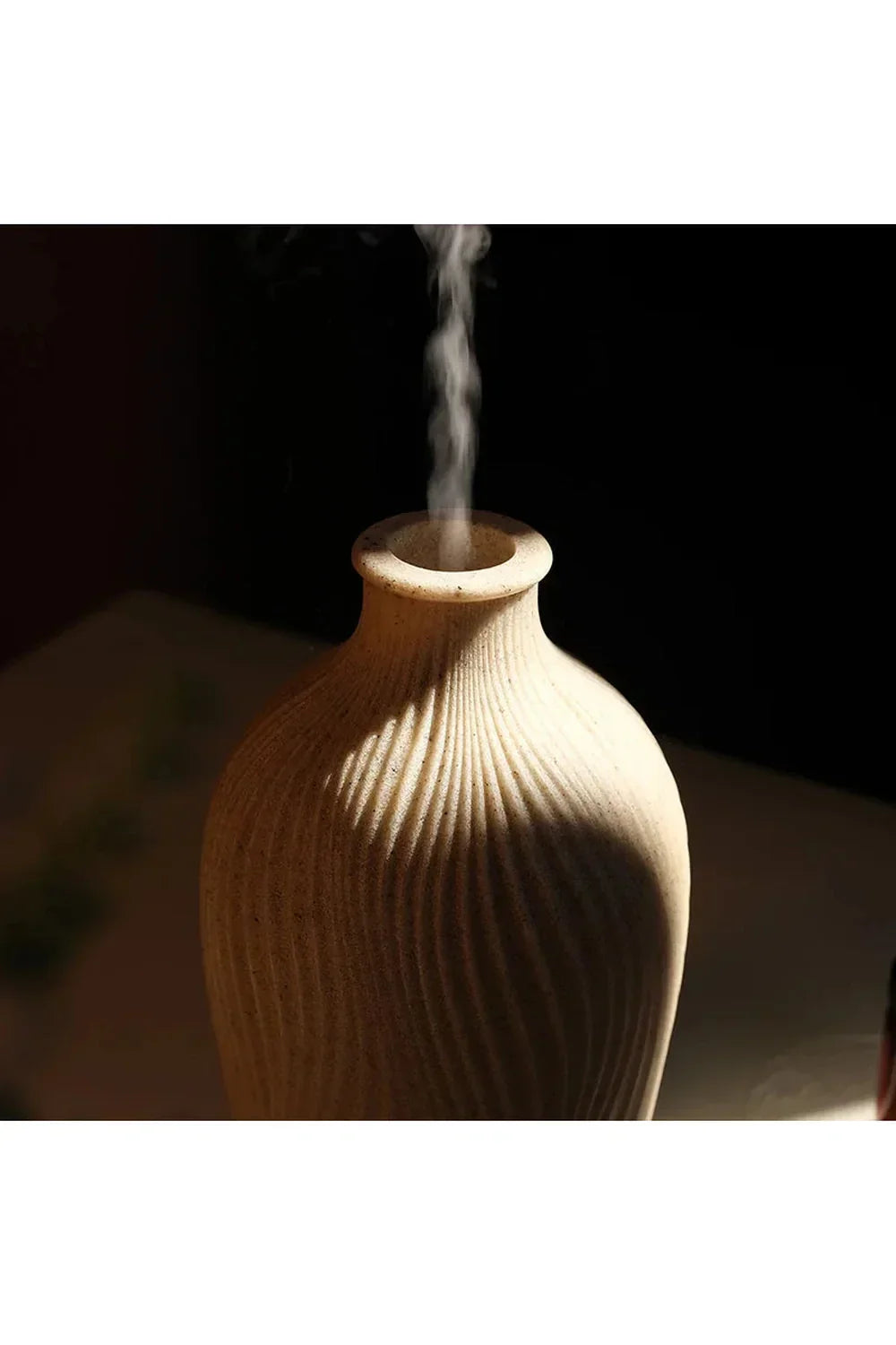 Luxury Ultrasonic Aroma Diffuser with Natural Stone Finish and 6-Hour Run Time