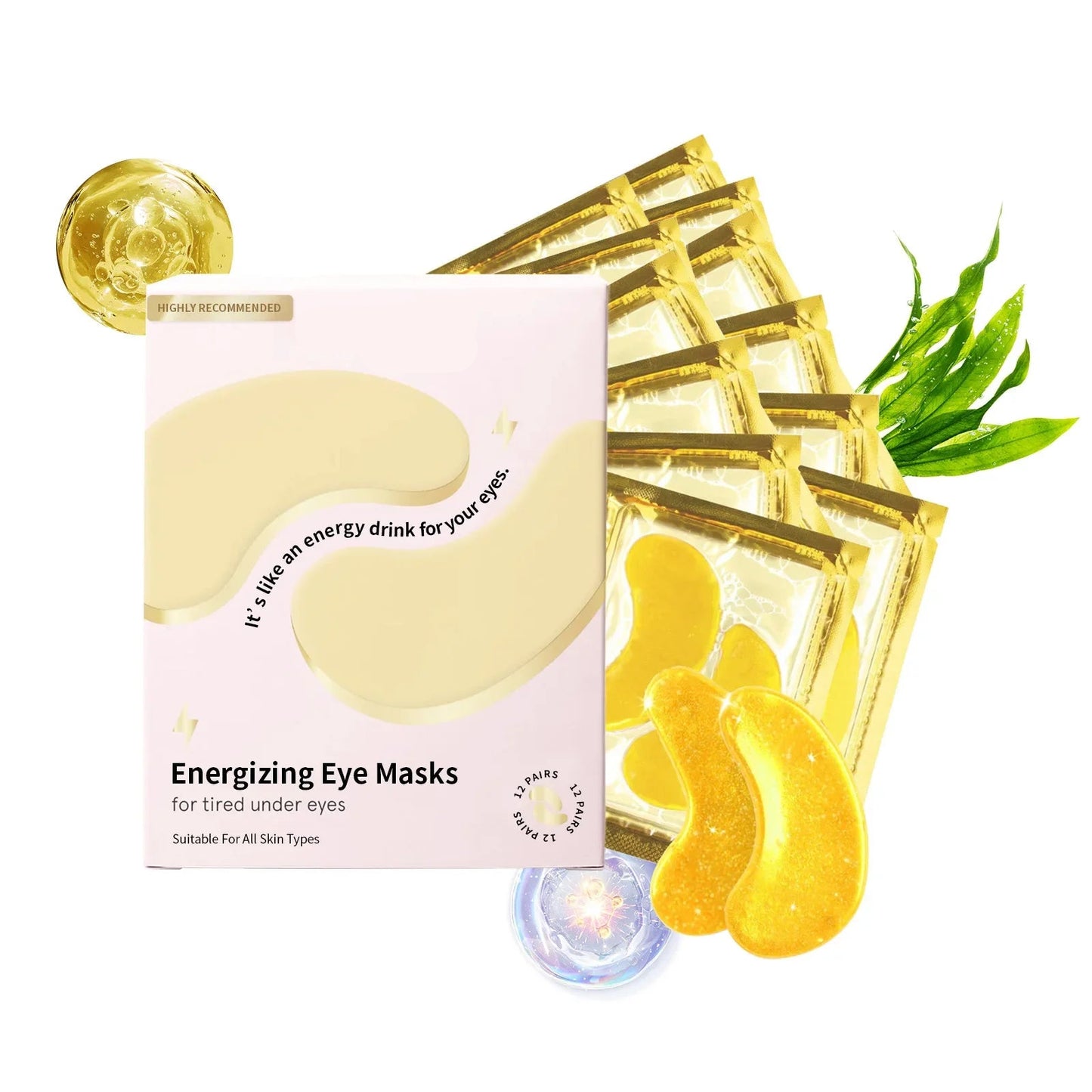 Crystal Eye Patches Anti Dark Circles Lifting Firming Eyes Bags Removal Fade Fine Lines Anti Wrinkle Aging Moisturizing Eye Mask