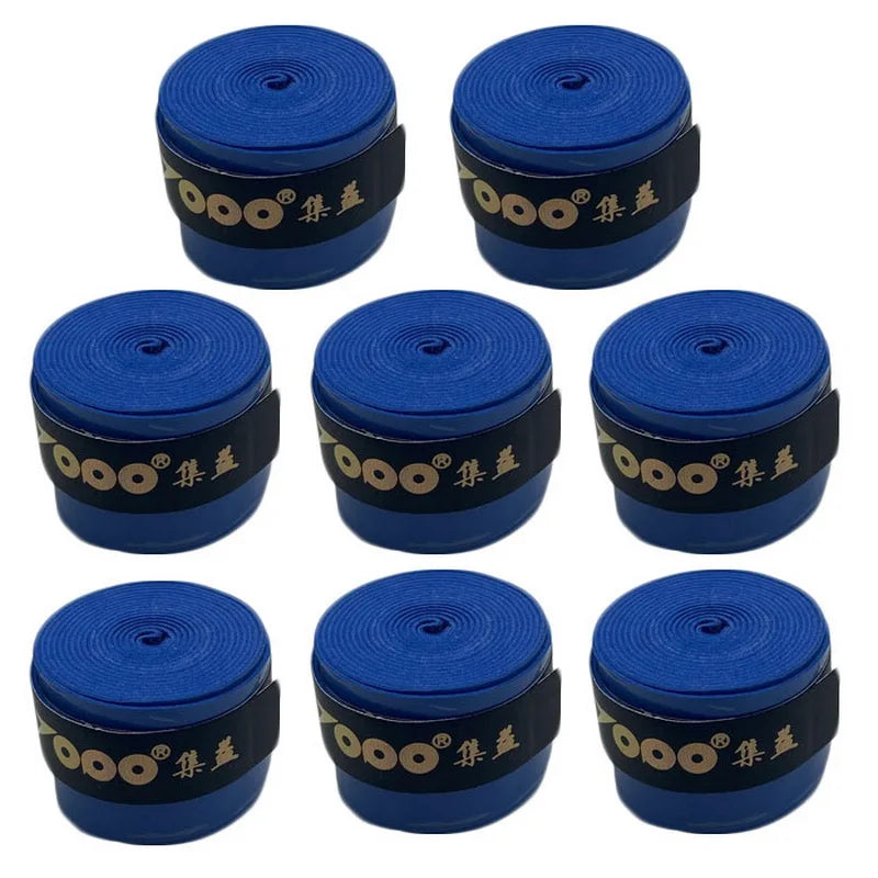 8PCS Racket Overgrip Tape – Anti-Slip, Sweat-Absorbing PU Wrap for Tennis, Padel, Badminton, Squash & Sports Handles