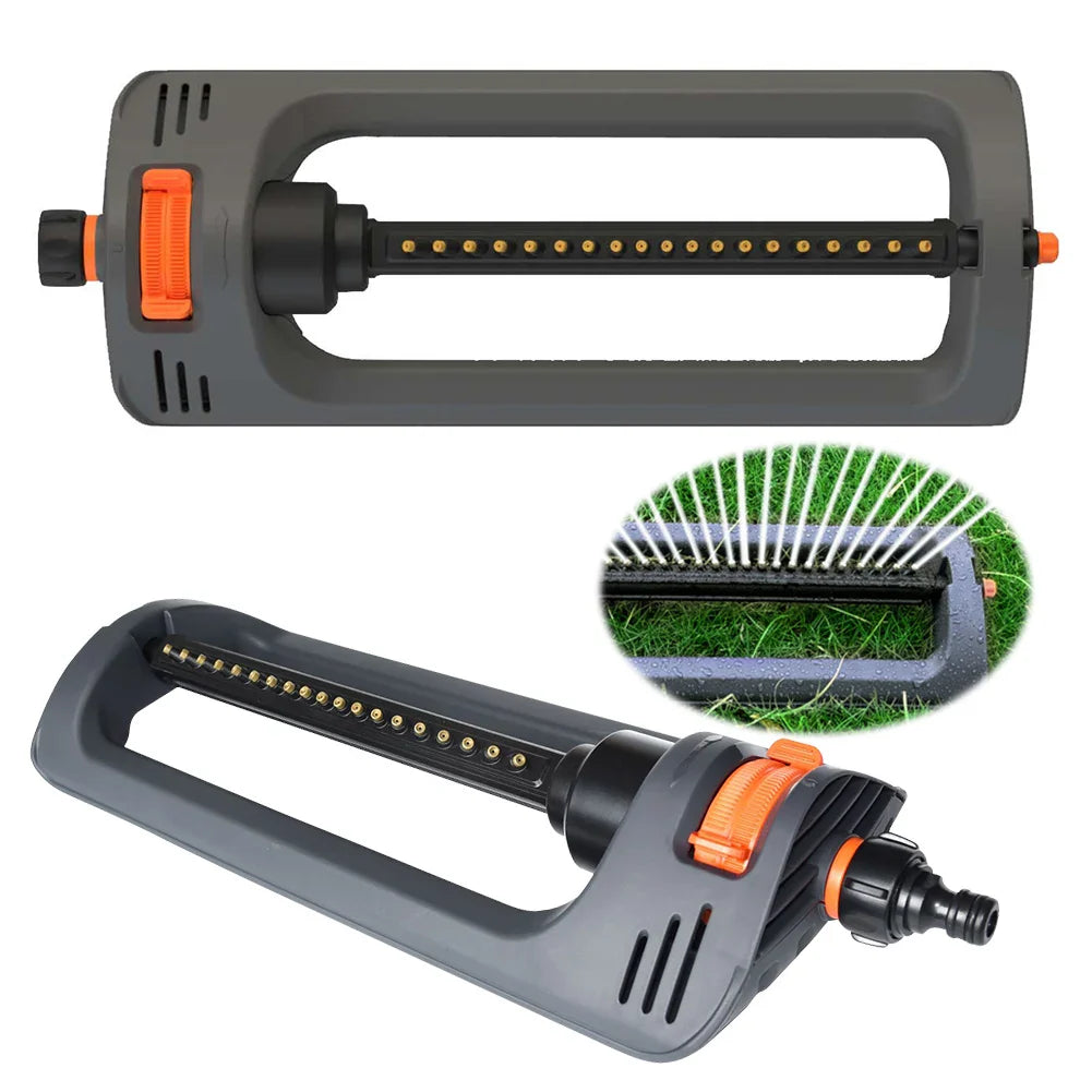Avichic™ 19-Nozzle Oscillating Lawn Sprinkler – 4 Spray Modes, Swing Irrigation Sprayer for Large Yard & Garden Watering