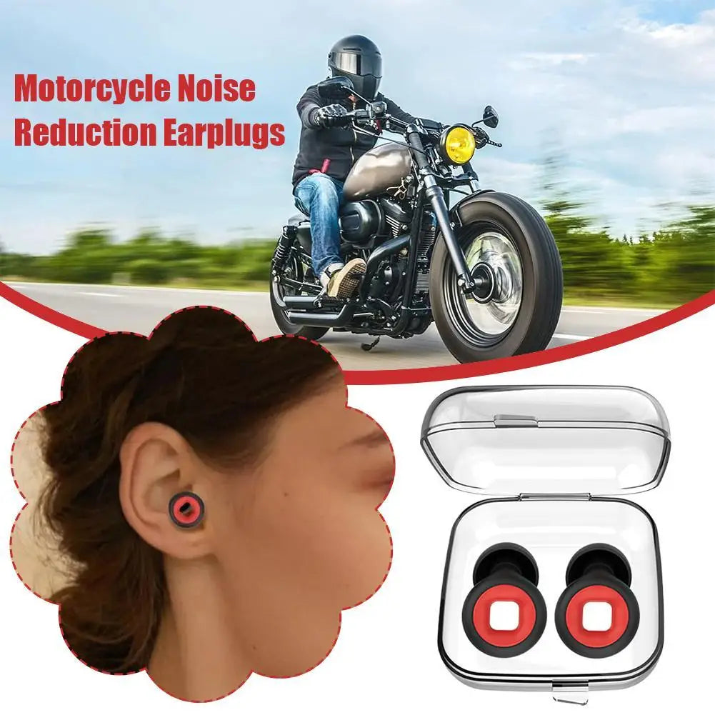 Avichic™ Silicone Noise-Cancelling Earplugs – Waterproof Earplugs for Swimming, Sleeping & Noise Isolation – Soft & Reusable