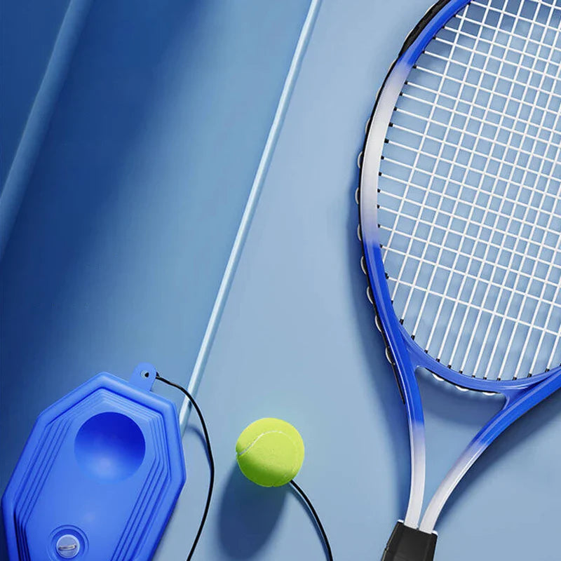 Avichic™ Portable Solo Tennis Trainer – Rebound Ball with String for Self Practice & Skill Training
