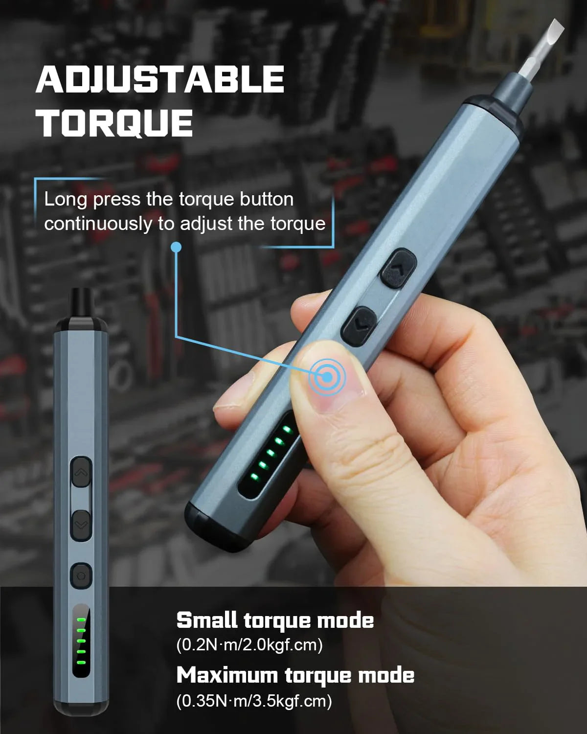 68-in-1 Precision Electric Screwdriver Set – 64 Magnetic Bits, 5 Torque Levels, Mini Rechargeable Power Tool for Electronics Repair