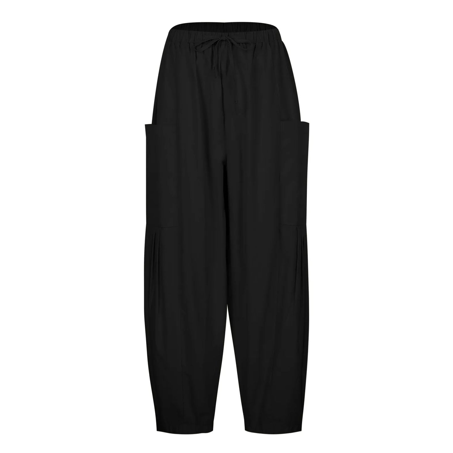Women Casual Joggers Tech Pants Women's Pants High Waisted Drawstring Leggings Workwear Sports Wide Leg Trousers Summer