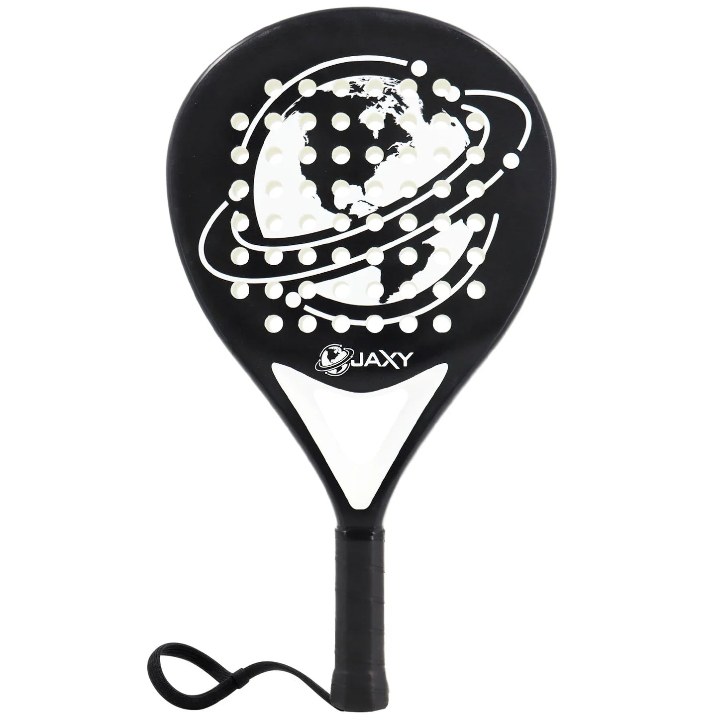 Full Carbon Padel Racket – Lightweight Frosted Surface Paddle Tennis Racquet for Beginners & All-Level Players