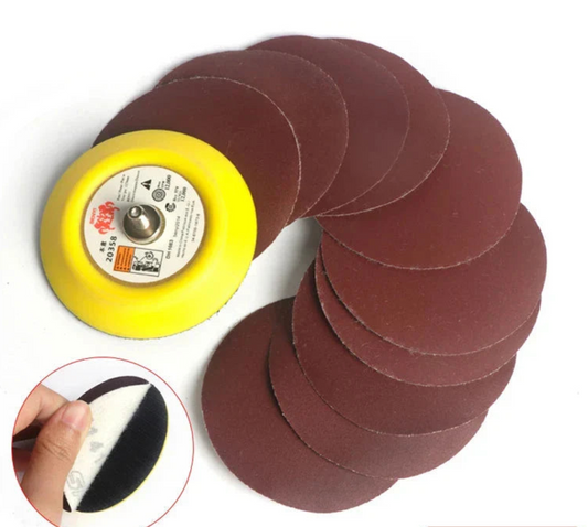 Sticky disc + 10pcs sandpaper for Electric Belt Sander
