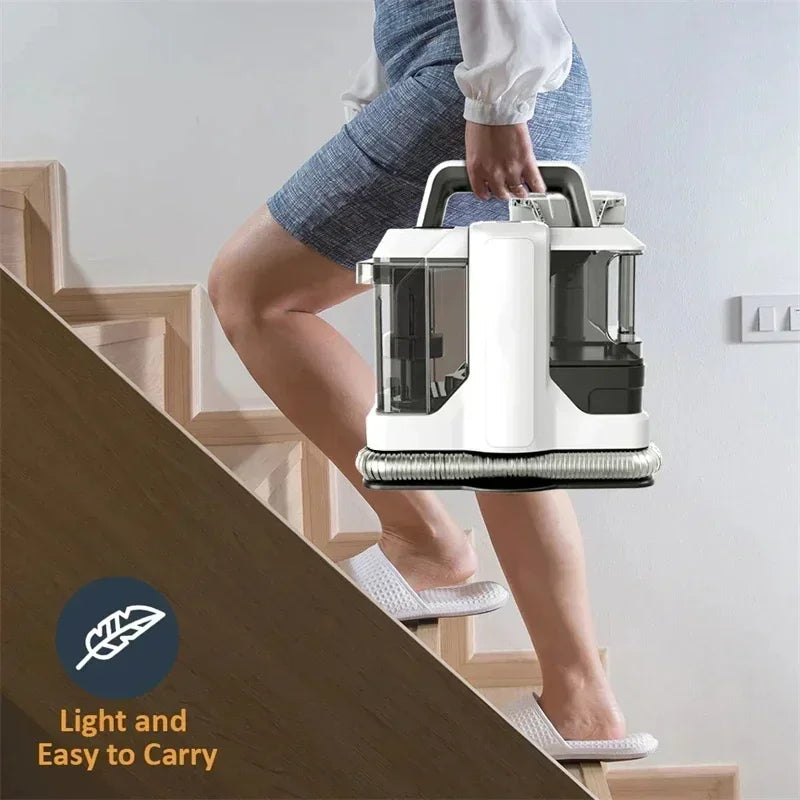 220V/110V Portable Carpet & Upholstery Cleaner – Powerful Deep Cleaning Machine for Couches, Car Seats, Pets & Furniture