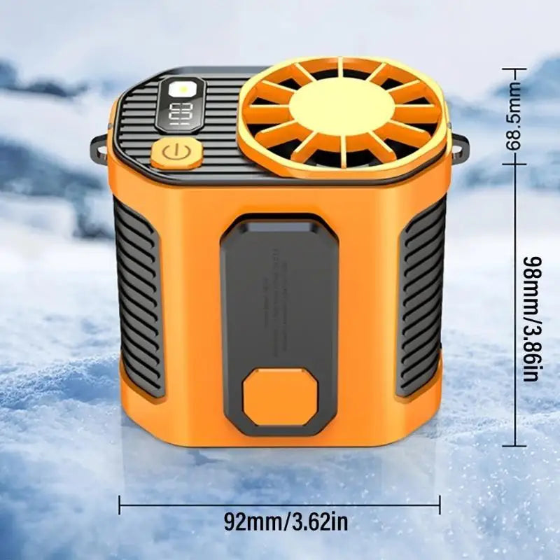 92ME Rechargeable Waist Fan – Bladeless Personal Cooling Fan for Outdoor Use, Strong Wind, Portable for Men & Women