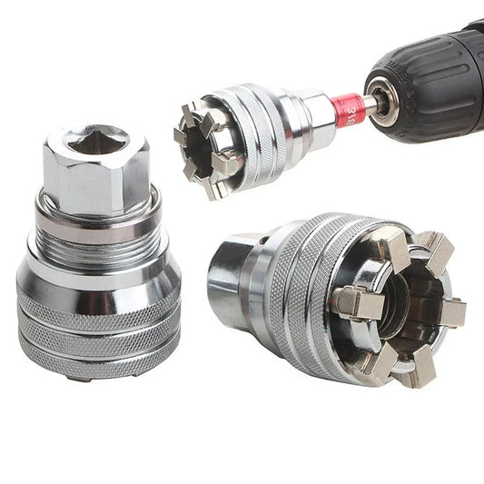 Adjustable Socket 3/8'' To 3/4'' Universal Sleeve 10-19mm