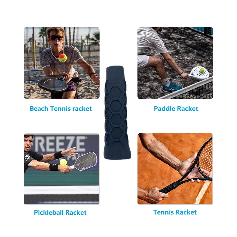 Dual Padel Racket Undergrip & Overgrip Set – Durable Anti-Slip Honeycomb Grip for Beach Tennis, Pickleball & Racket Sports