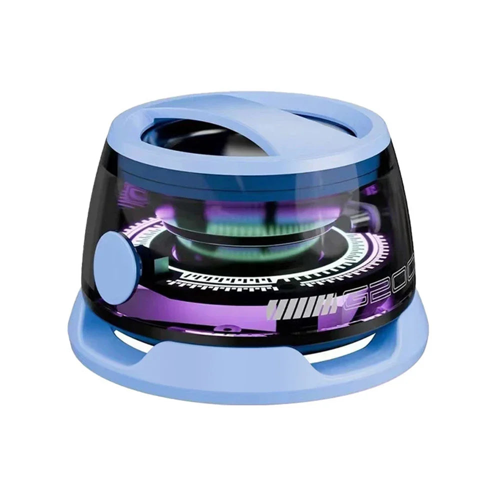 G200 Mini Bluetooth Speaker – RGB Light, Magnetic Mount, BT5.3, Wireless, 7H Playback, Phone Holder, Portable Sound Box