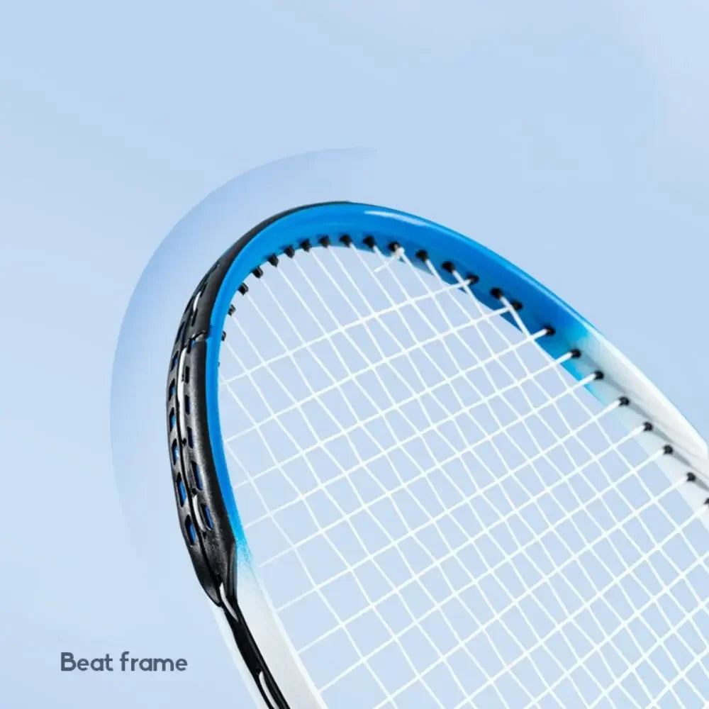 Kids Tennis Racket Set – Portable Shock-Absorbing Rebound Trainer for Outdoor Sports & Beginner Practice