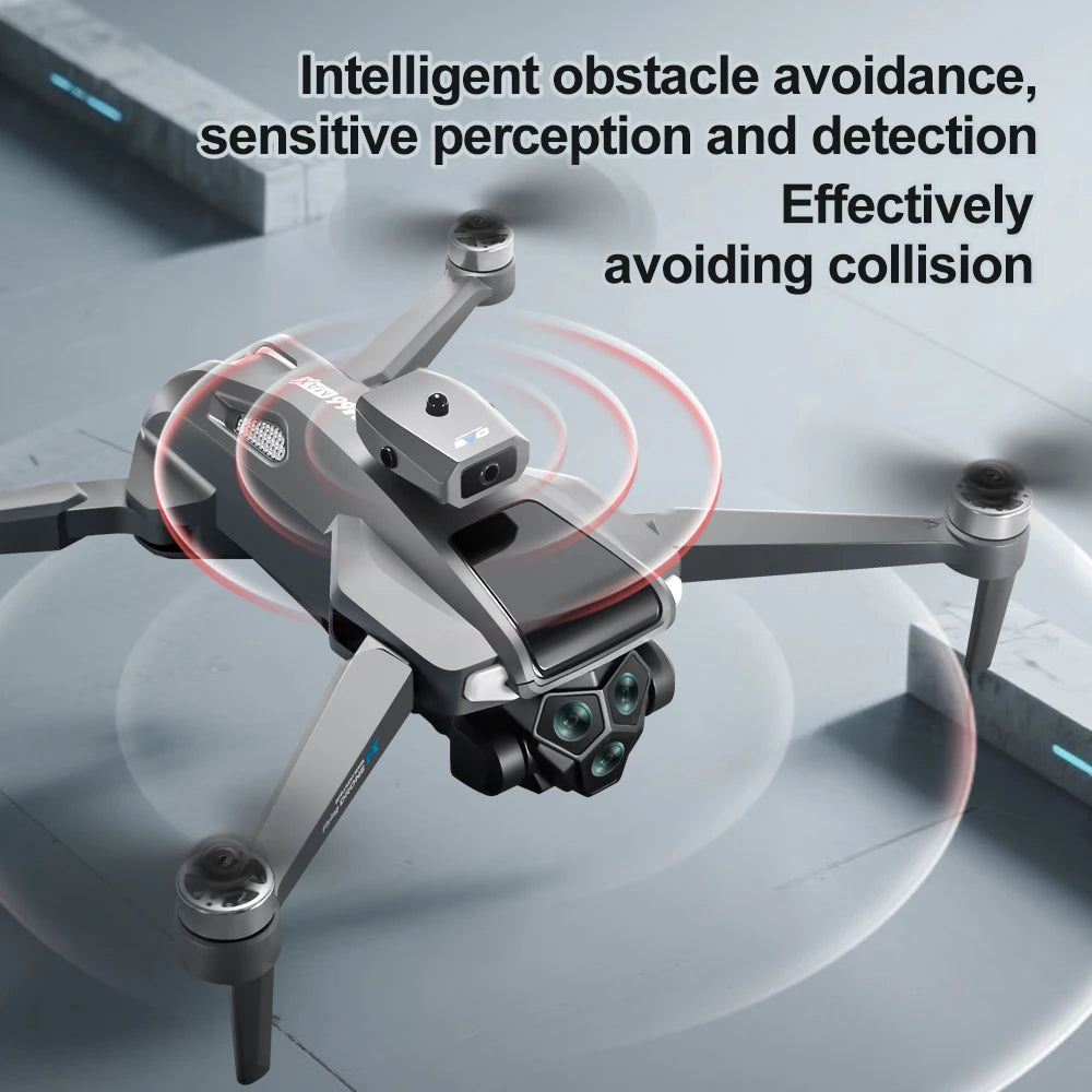 Foldable GPS Drone with 4K Dual Camera - Long Range Brushless Motor Quadcopter with Auto Return and Screen Remote Control