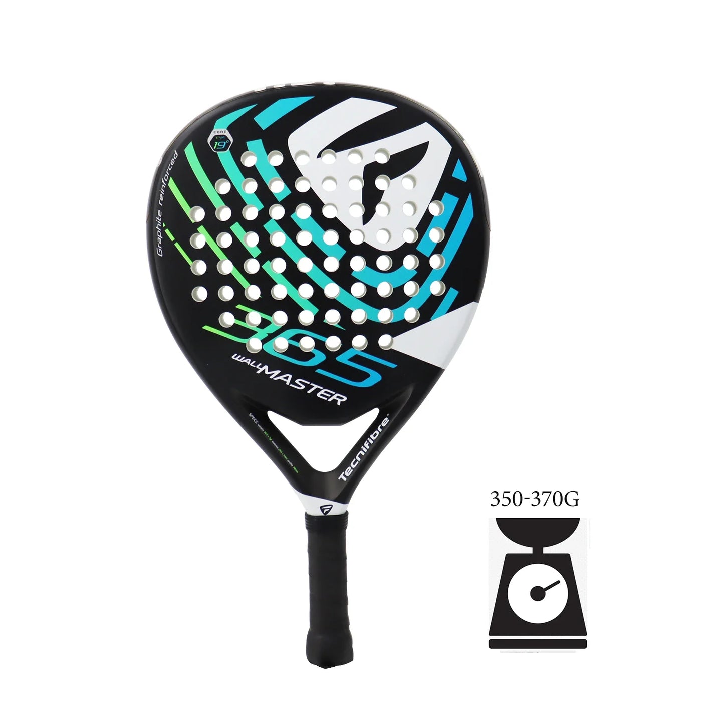 Full Carbon Padel Racket – Lightweight Frosted Surface Paddle Tennis Racquet for Beginners & All-Level Players