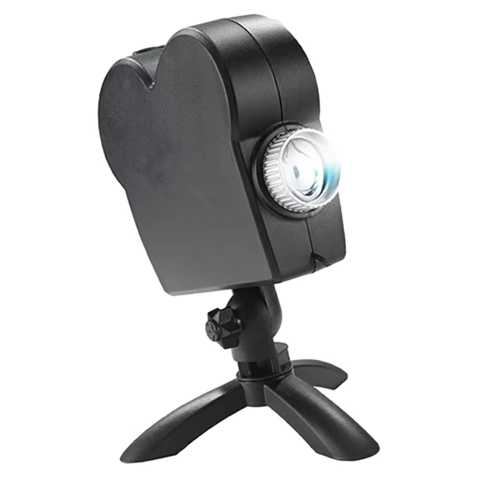 Halloween Holographic Projector – Deluxe Window Projection Kit with 12 Scary & Christmas Videos, Tripod, Audio Output & Screen