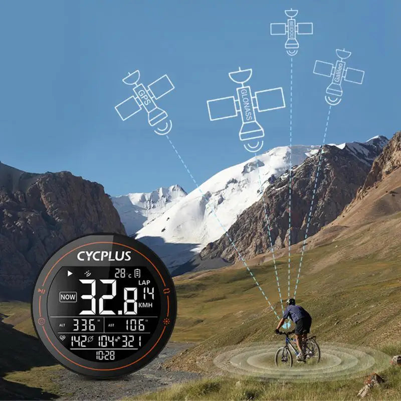 CYCPLUS M2 Wireless Bluetooth GPS Cycling Waterproof Speedometer with ANT+ Communication