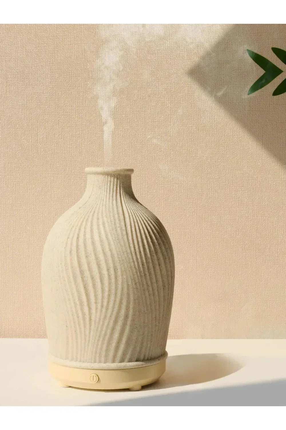 Luxury Ultrasonic Aroma Diffuser with Natural Stone Finish and 6-Hour Run Time