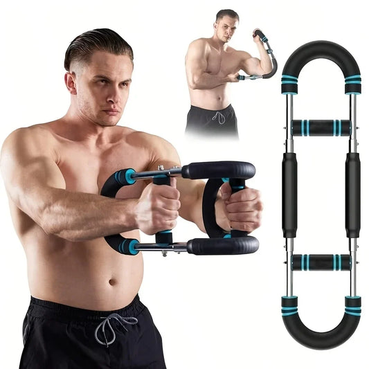 Verstelbare Twister Arm Exerciser Pols Krachttrainer Thuis Borst Expander Voor Schouder Arm en Borst Oefening