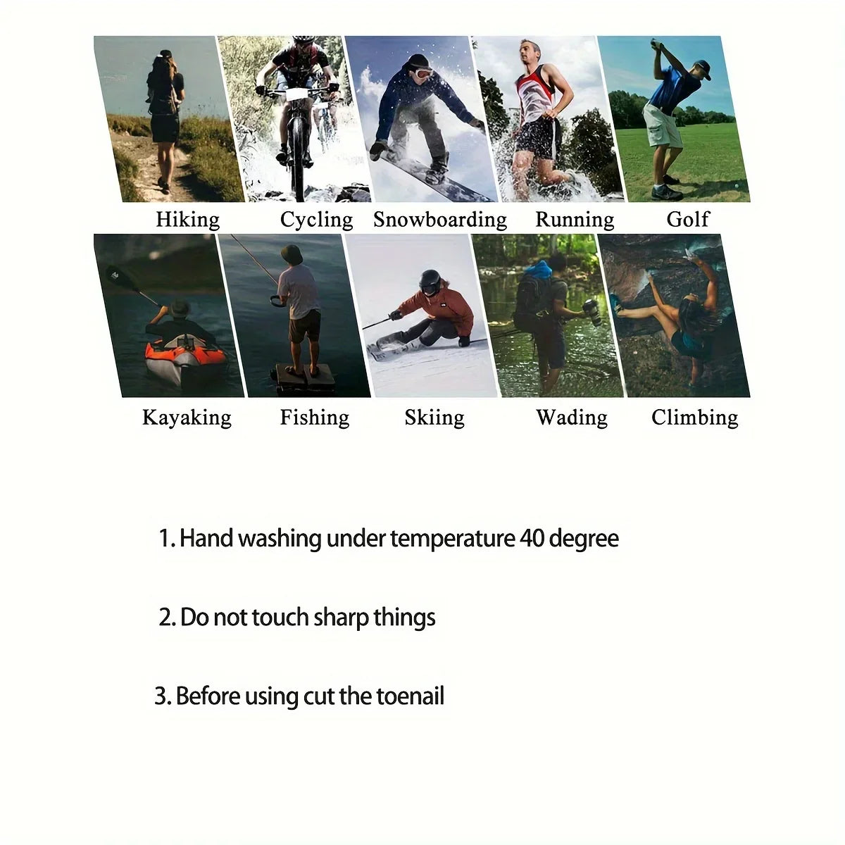 Waterproof Breathable Outdoor Socks – Warm Thermal Socks for Hiking, Skiing, Camping, Cycling, and Winter Sports