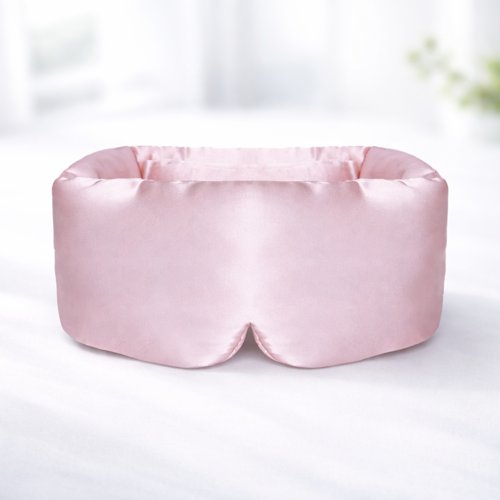Sleep Mask Adjustable Blackout Eye Cover Light Blocking Design