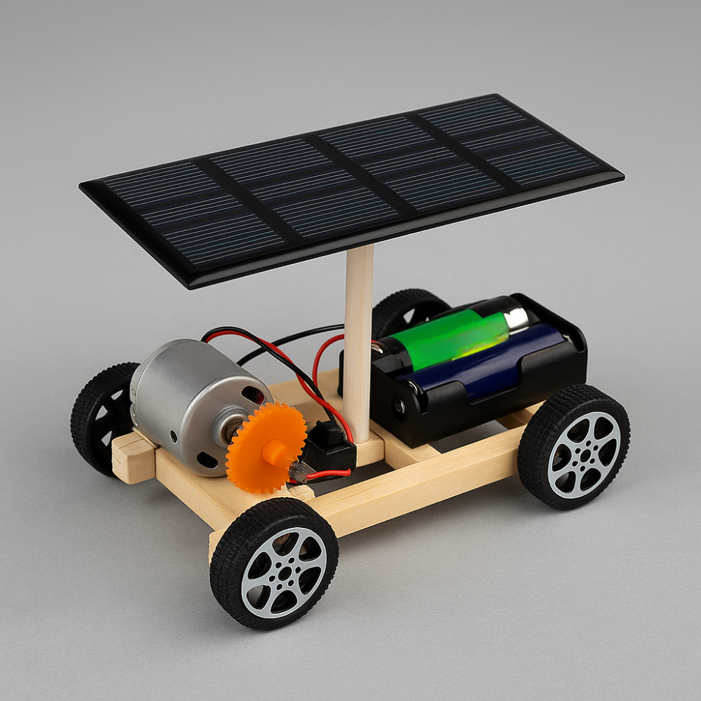 Solar Powered DIY Toy Car Kit