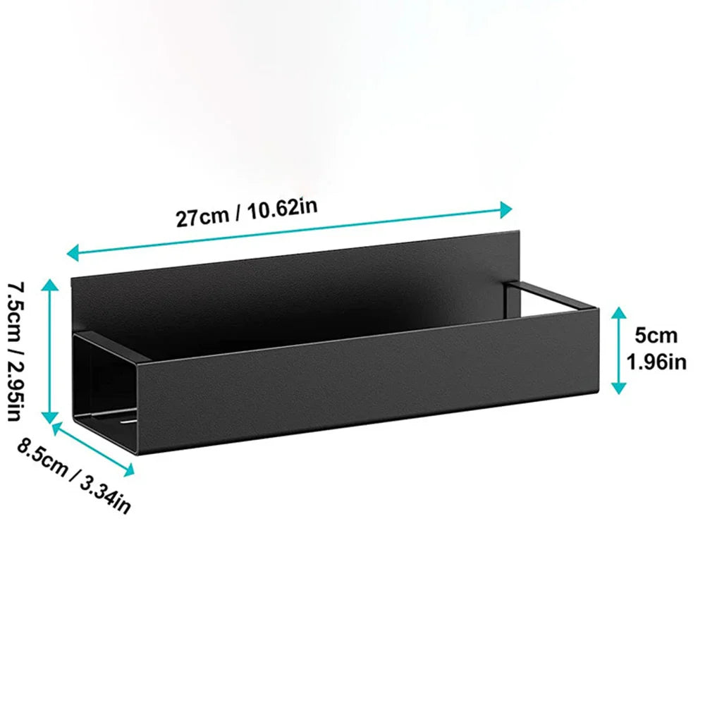 Spice Rack Magnetic Refrigerator Shelf Steel Organizer