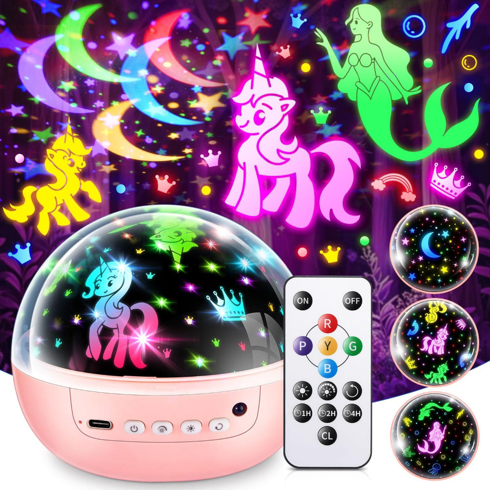 Star Projector Galaxy Light Gift Kids Music Remote Control