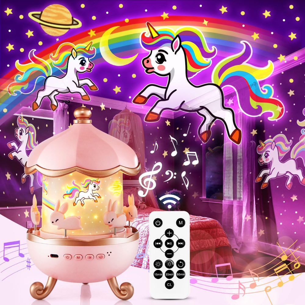 Star Projector Galaxy Light Gift Kids Music Remote Control