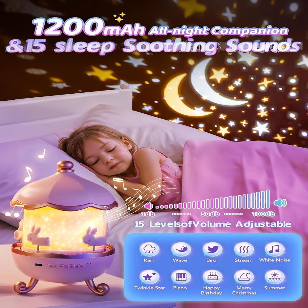 Star Projector Galaxy Light Gift Kids Music Remote Control