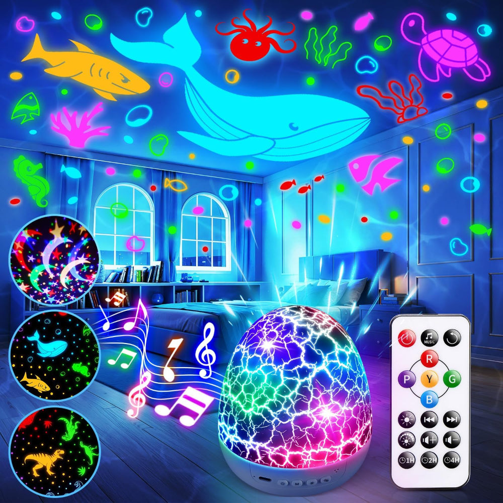 Star Projector Galaxy Light Gift Kids Music Remote Control