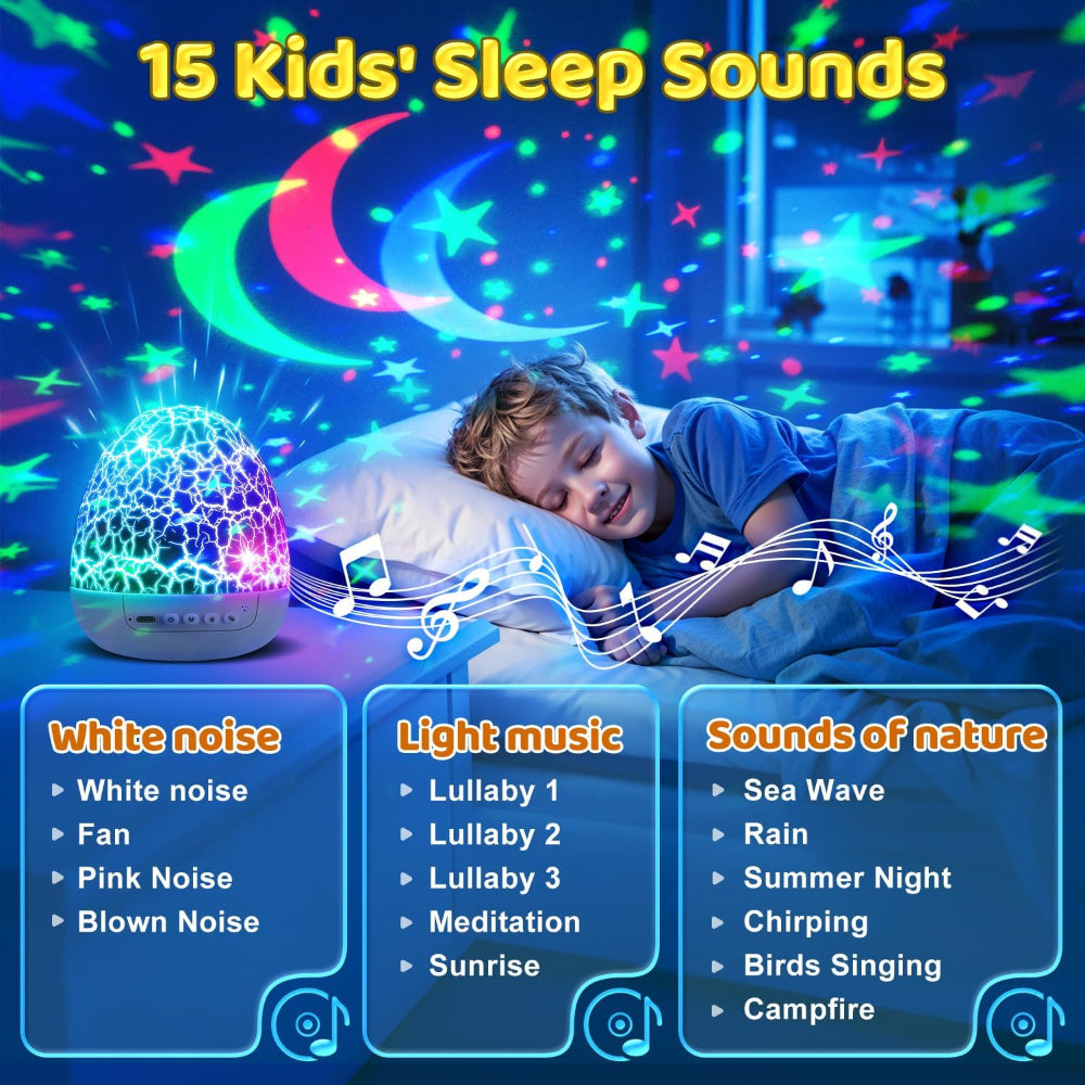 Star Projector Galaxy Light Gift Kids Music Remote Control