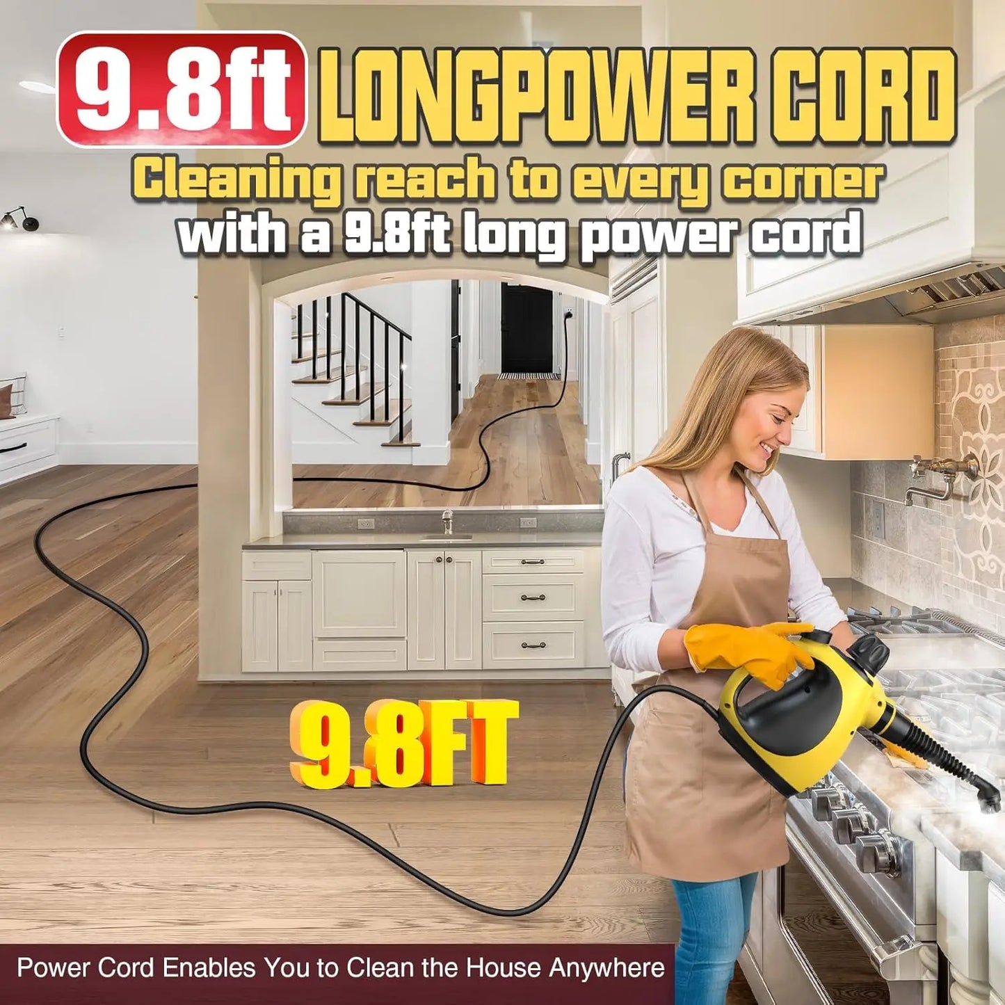 Steam Cleaner Handheld Multi Surface Accessory Set