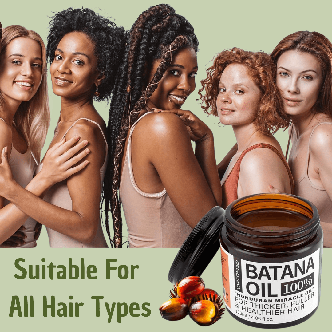 Batana Hair Oil – Boost Volume & Resilience for Thinning Hair | Confidence-Boosting Hair Repair Treatment