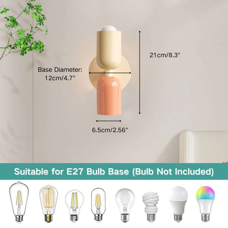 Modern Cream Double Head Wall Light