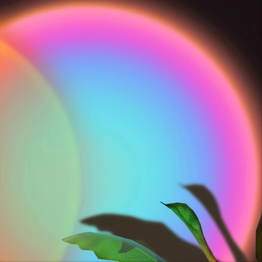 Sunset Lamp Gift Projection Light Rotating Ambient Desk Floor Decor