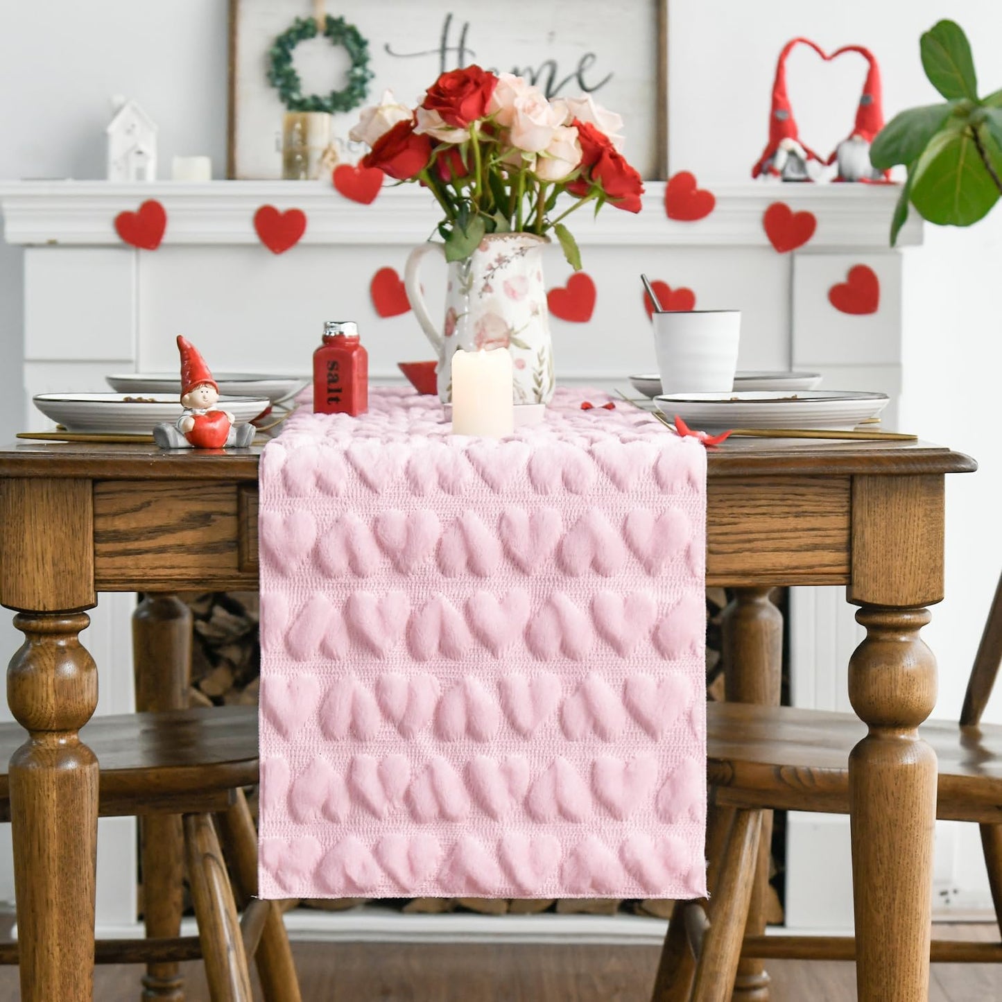 Table Runner Knit Textured Decorative Dining Table Cover