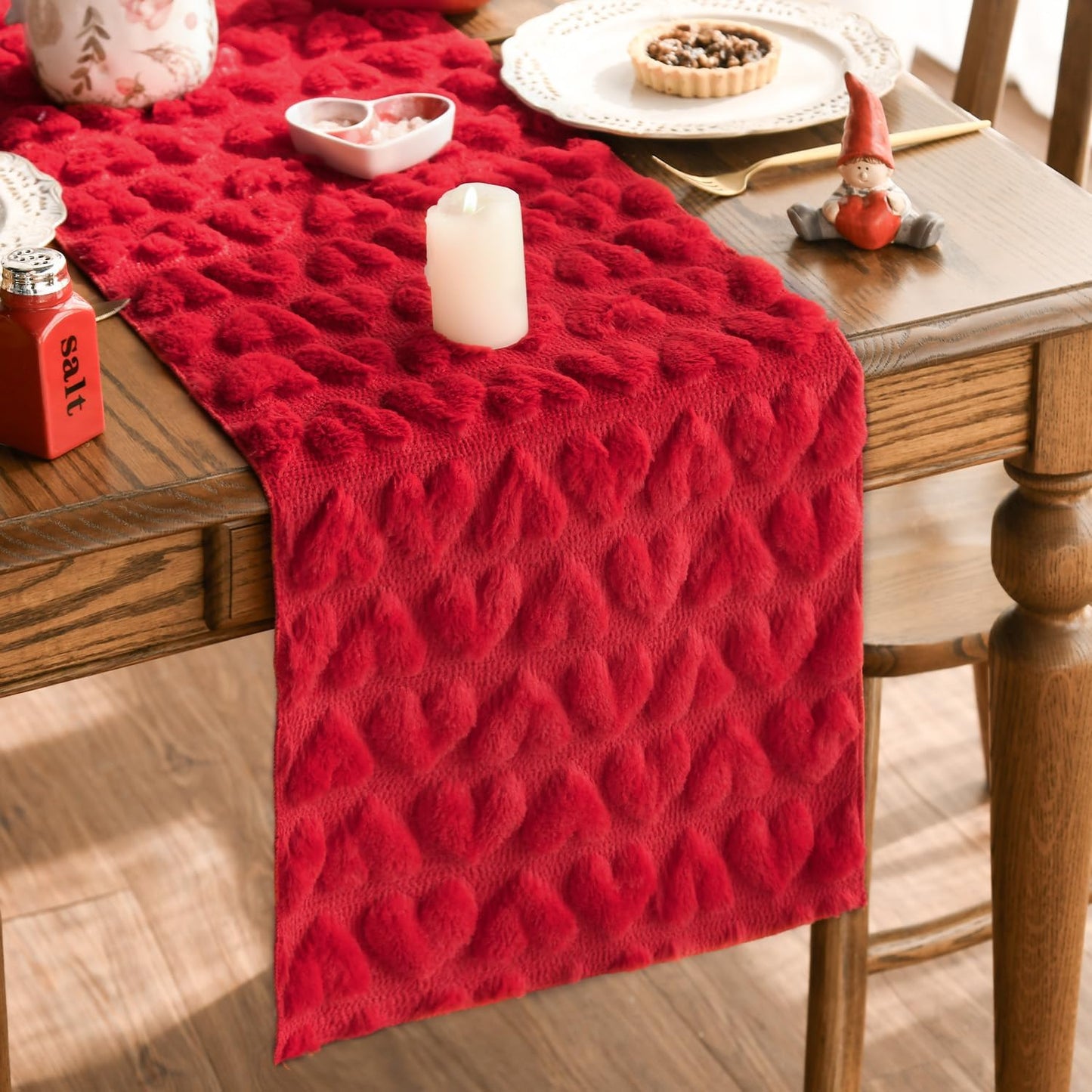 Table Runner Knit Textured Decorative Dining Table Cover