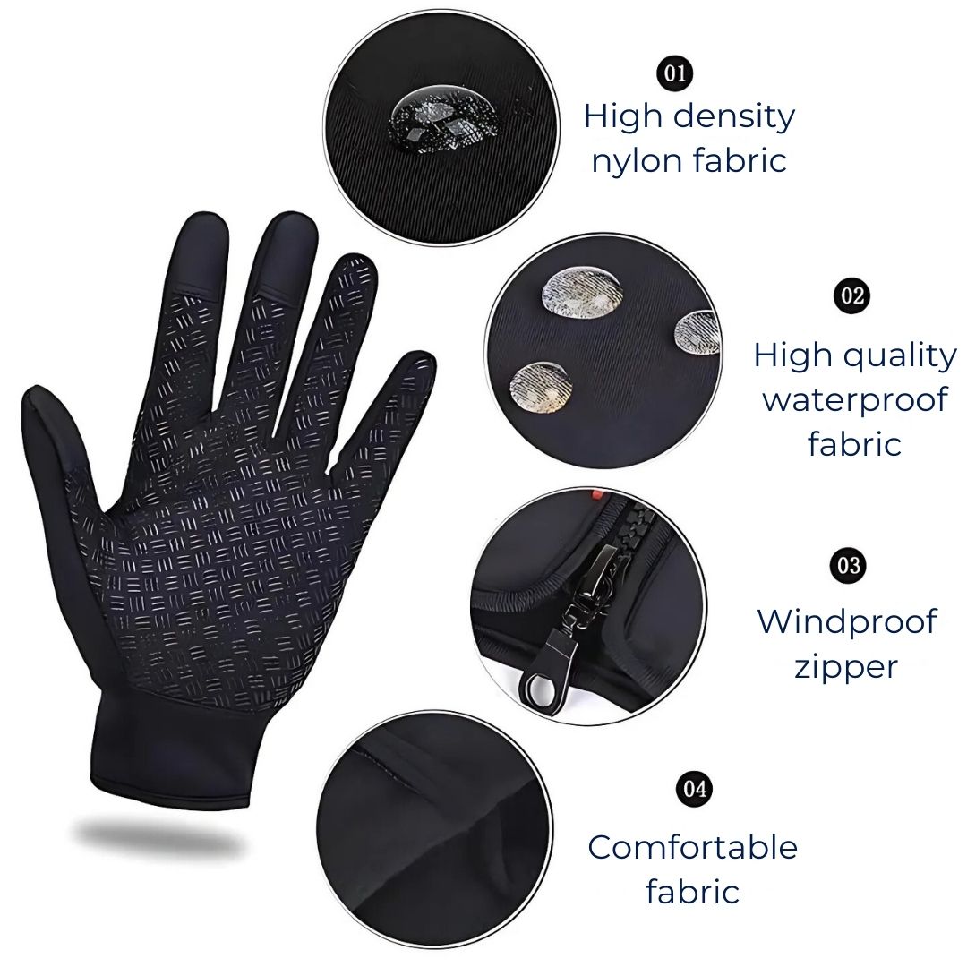 Avichic™ Heated Gloves – Waterproof Insulated Winter Gloves with Touchscreen & Rechargeable Battery for Men & Women