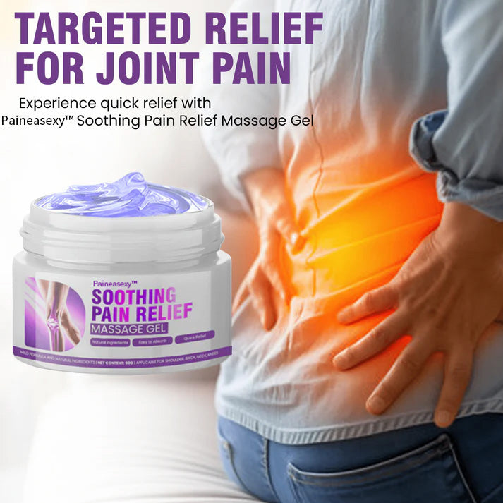 Paineasexy™ Turmeric & Emu Oil Arthritis Soothing Pain Relief Massage Gel 👨‍⚕️FDA Approved