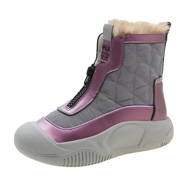 Avichic™ WarmBoot - Waterproof, non-slip lace boots