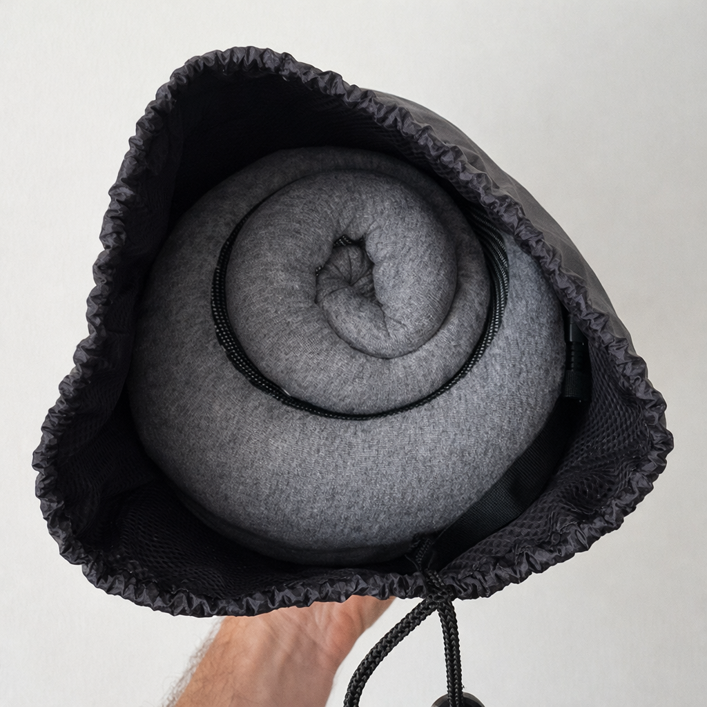 Travel Pillow Memory Foam Neck Support Flight Comfort