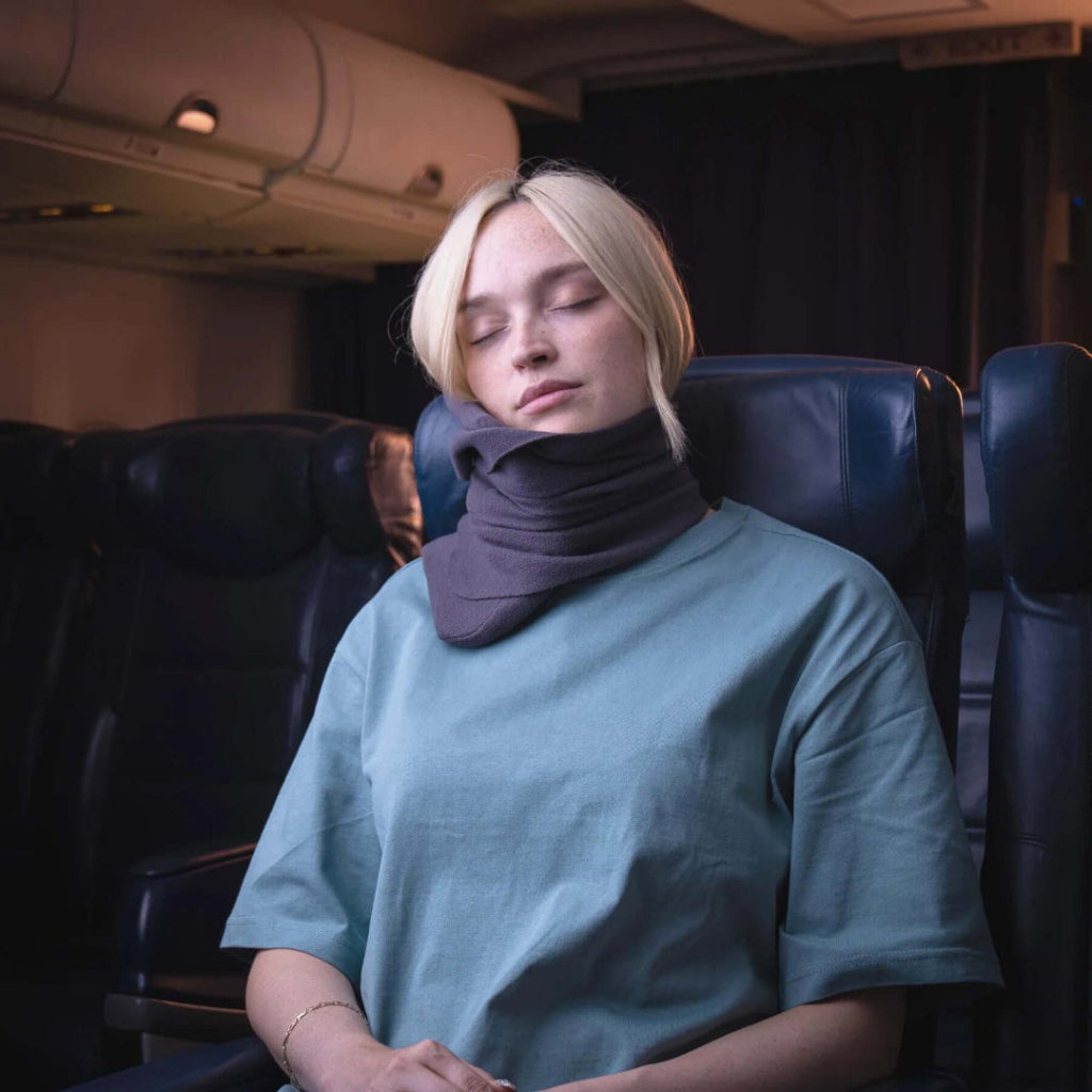 Travel Pillow Wrap Around Neck Support Upright Rest