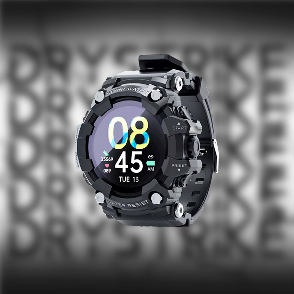 Waterproof Smartwatch - Rugged Design for Outdoor Sports, Fitness & Health Tracking